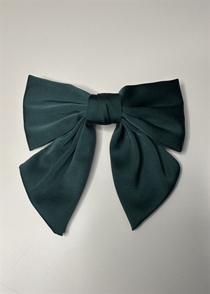 Smooth bow clip Emerald Green Sui Ava 